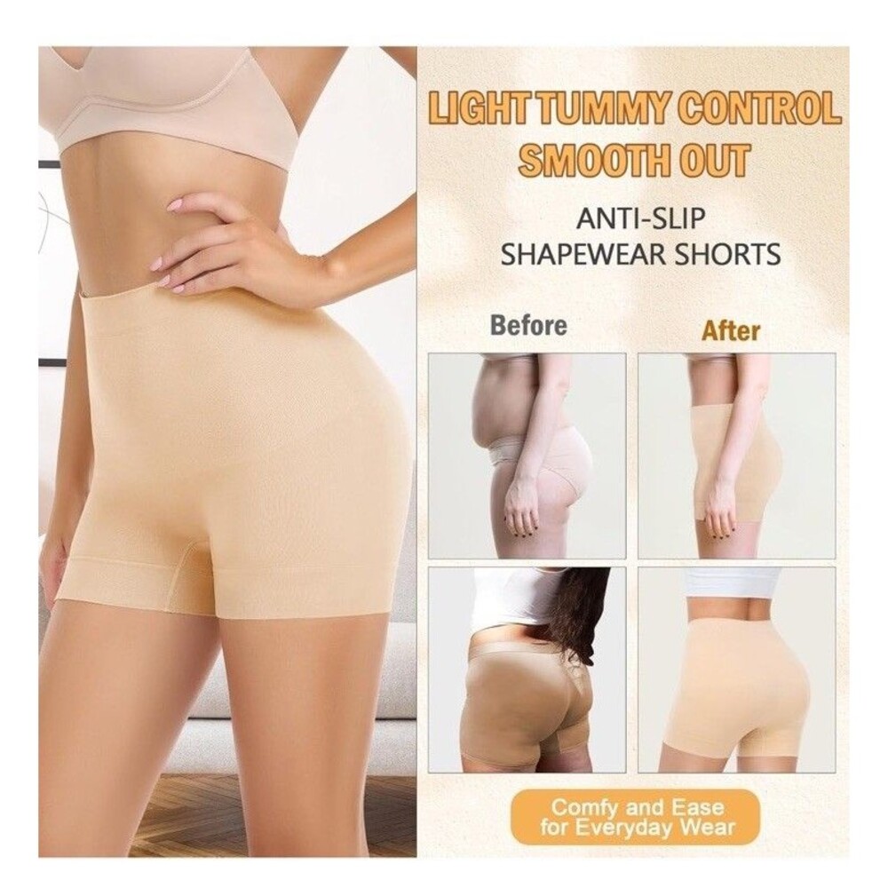 2pcWomen Shaper Boyshorts Panties Tummy Control Underwear Slimming Shapewear XL